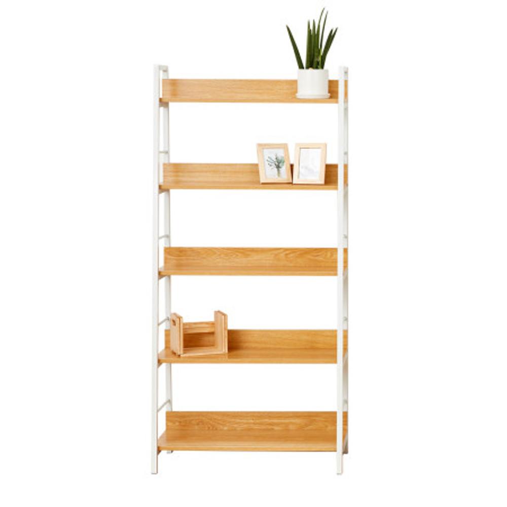 철제 프레임 5단 사다리 선반 책장 2종 70CM 인테리어 DIY 다용도 수납 진열장