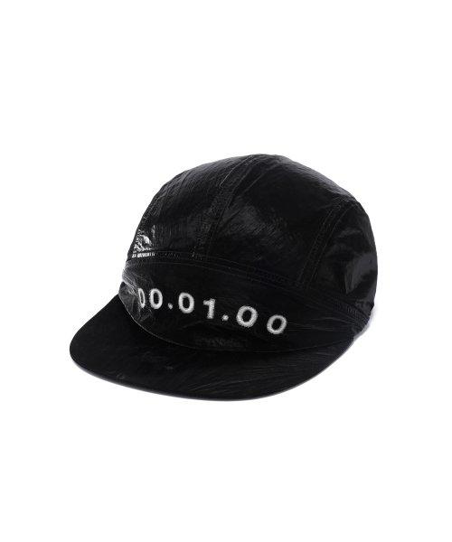 Numbering Camp Cap - Glossy Black