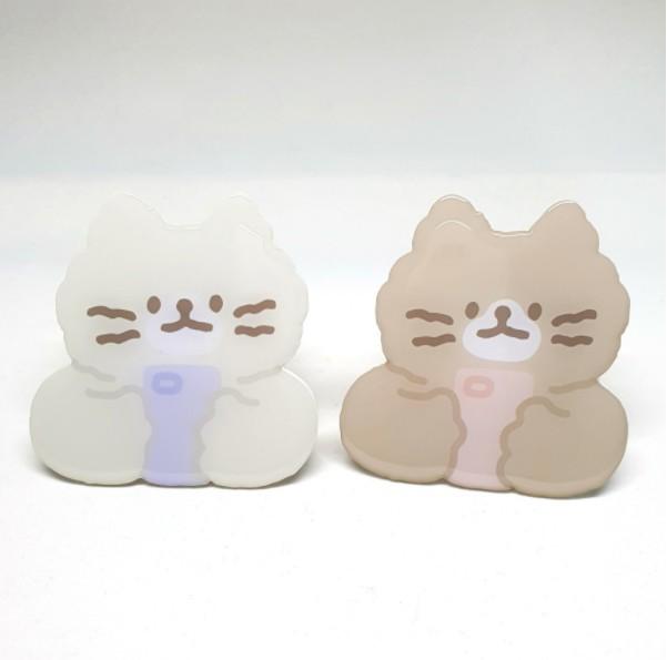 [고양이다방] 뽀글냥이 스마트톡 2종