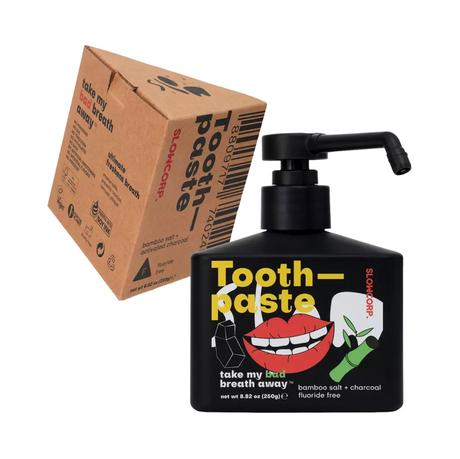 슬로우코프 죽염 + 숯 무불소 치약