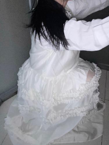 bell frill can-can dress
