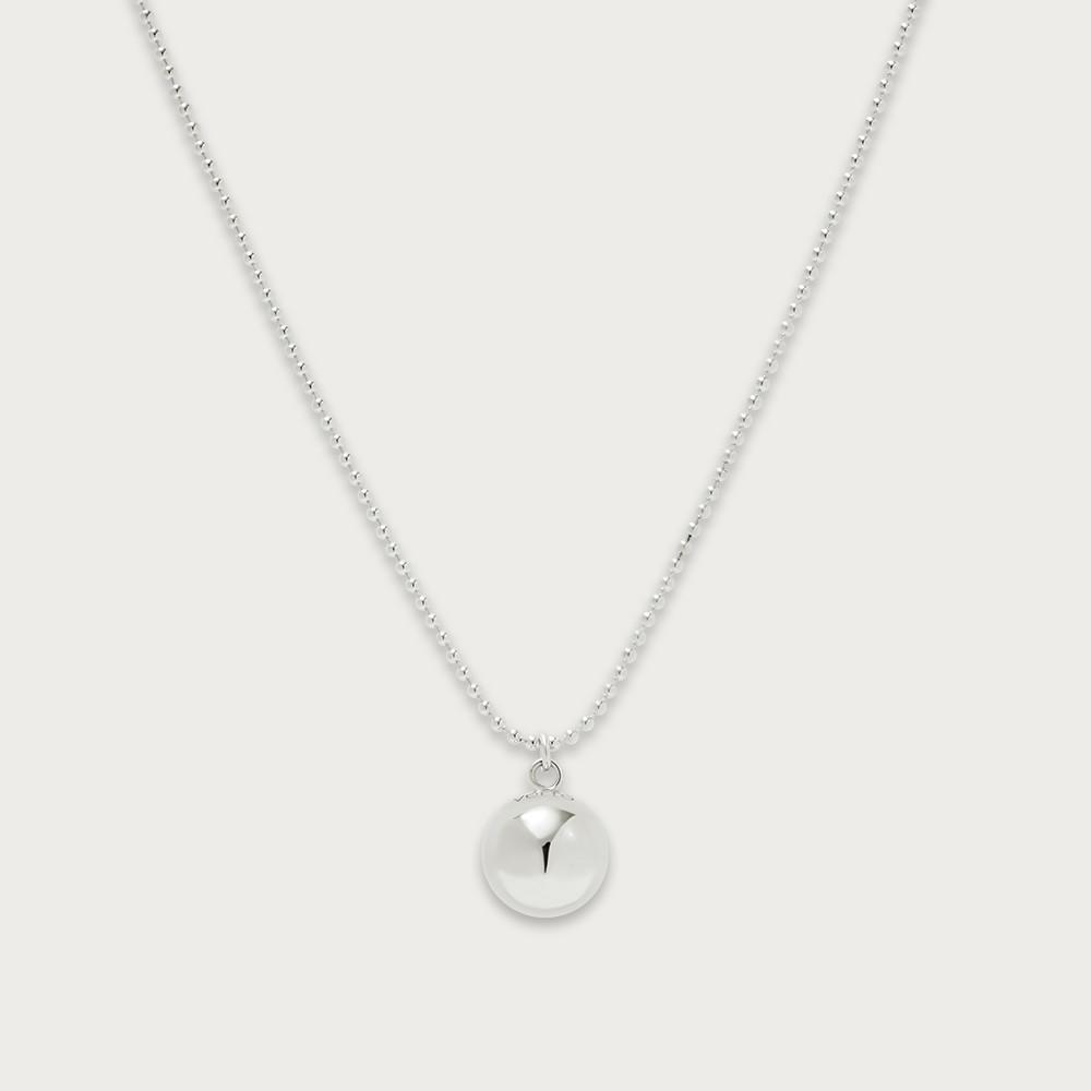 [베흐트] nuvo necklace / 925실버 볼 팬던트 군번줄체인 목걸이