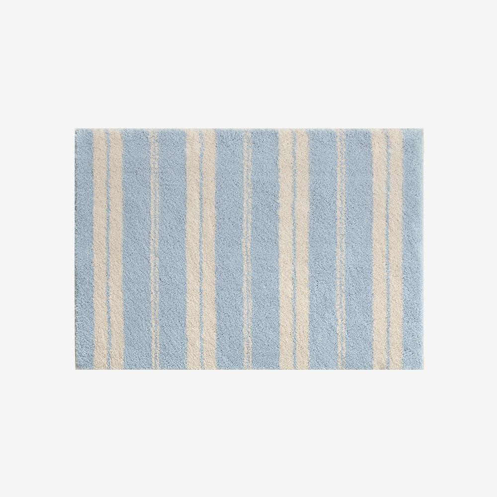 [29CM단독] 파스텔 블루 스트라이프 도어 매트 (50x70)