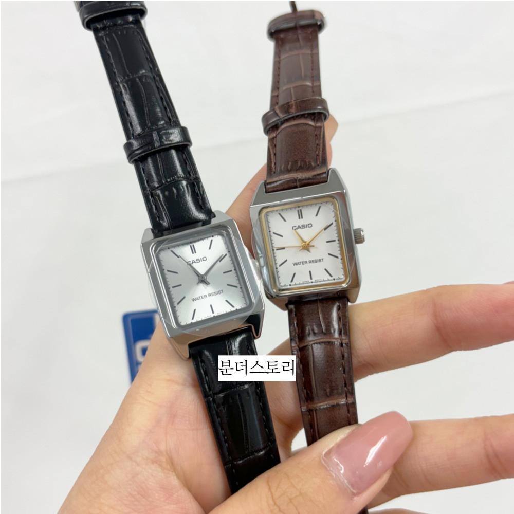 카시오 스탠다드 가죽 손목 시계 여성용 7종류