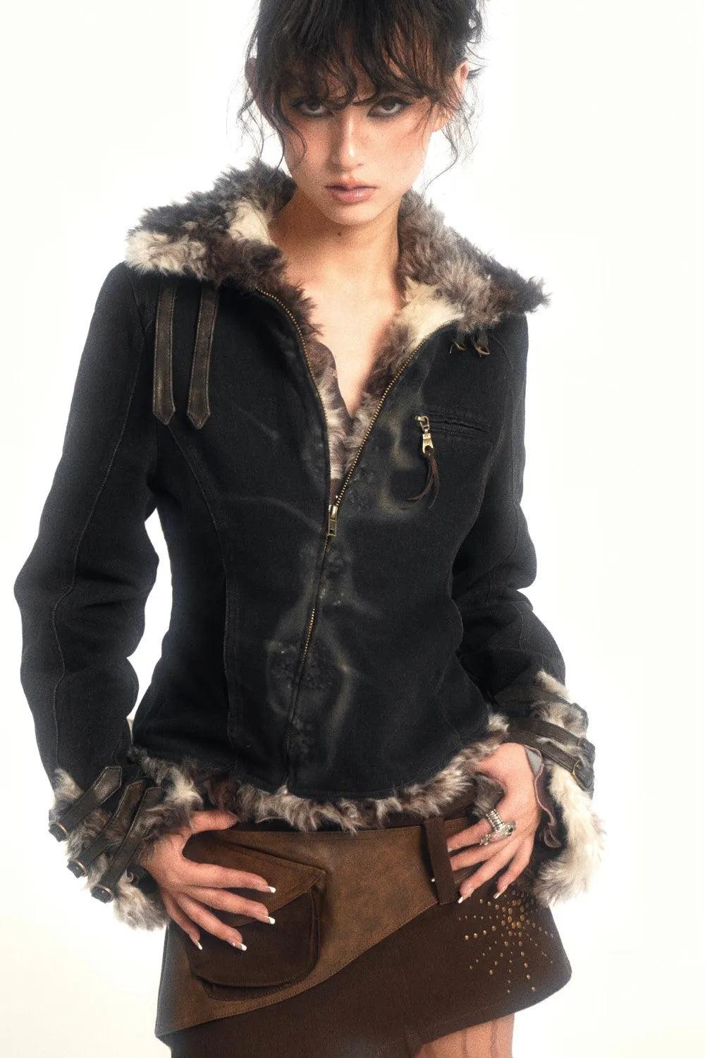 Niche Denim Coat - M