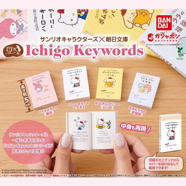 산리오 가챠 캐릭터즈 x 아사히문고 마메가샤 미니 노트 Ichigo Keywords