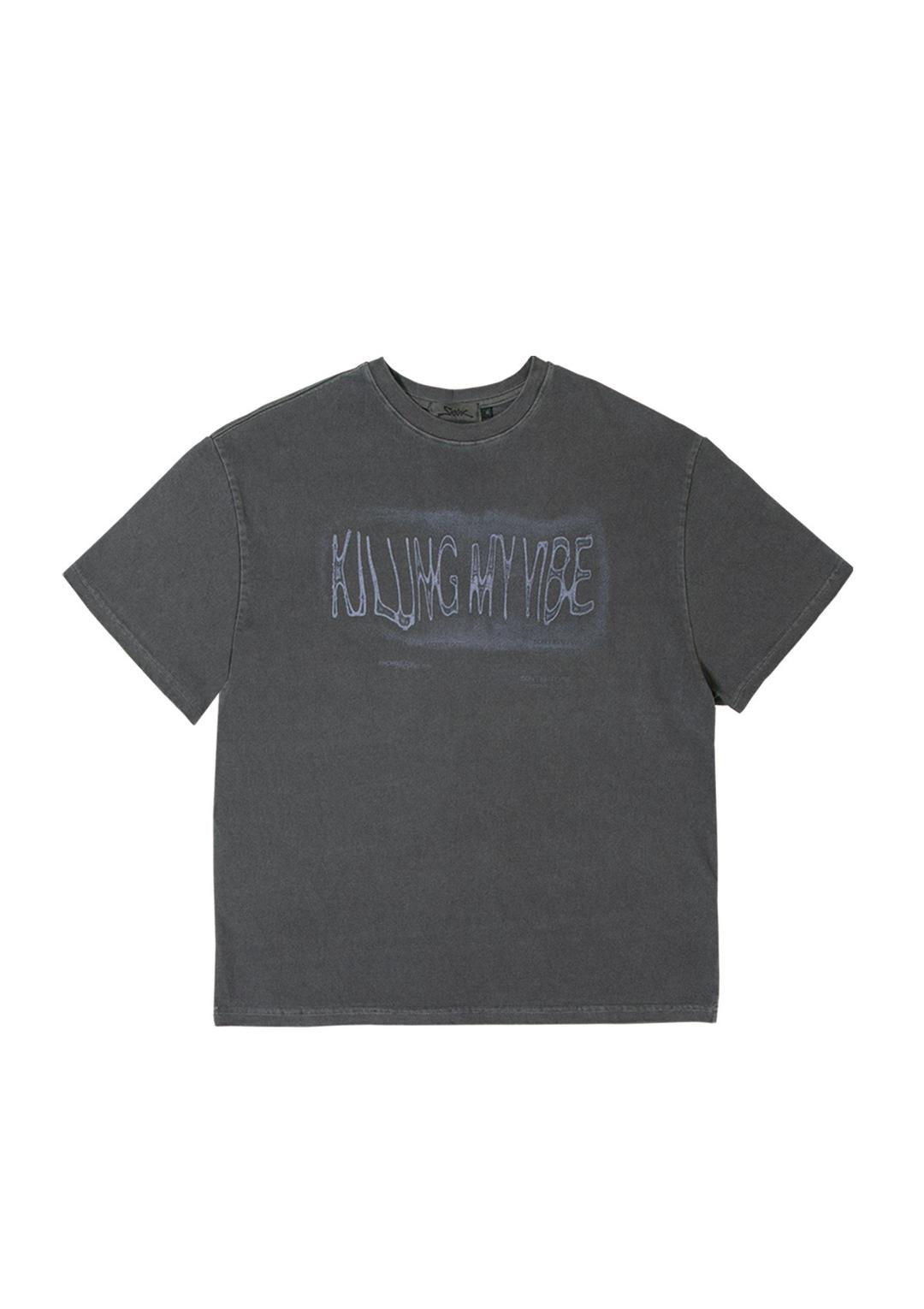 KMV pigment t-shirts - Charcoal