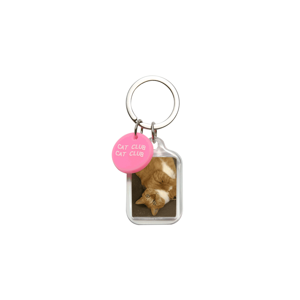 CAT CLUB PHOTO KEYRING