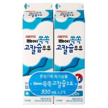 이런 상품 어때요? 서울우유 뼈에쏙쏙 고칼슘 우유 930MLx2
