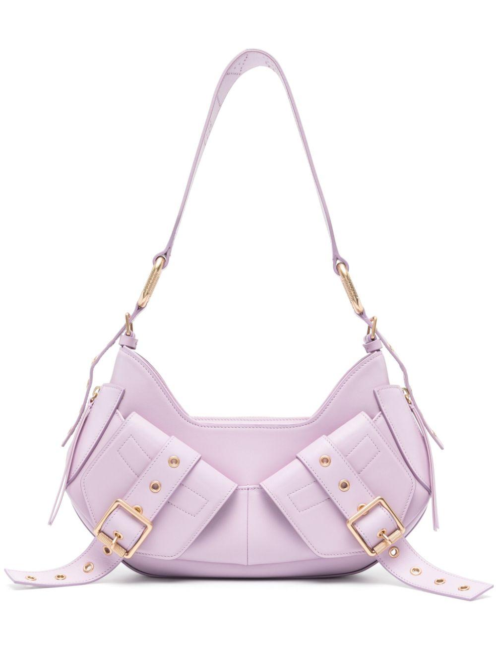 Y2K 가죽 숄더 백