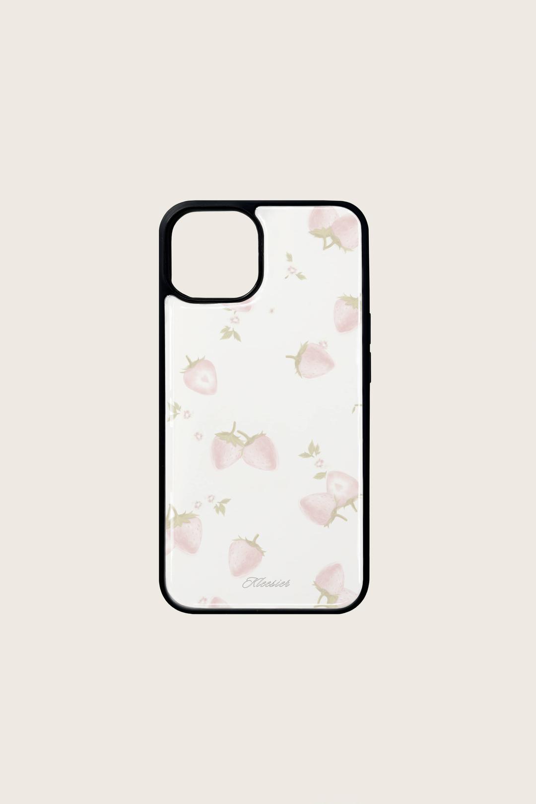 [ 2nd Pre-order ] Strawberry cream case, iPhone Black