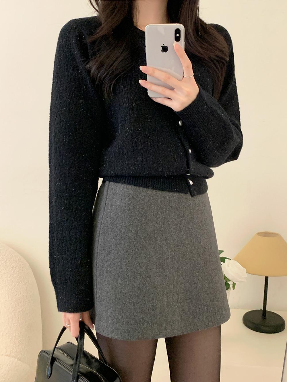 [바로배송] 니드  A라인 미니 스커트