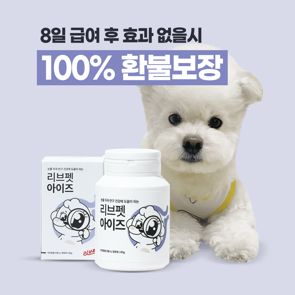 리브펫 아이즈_강아지 눈물자국 영양제
