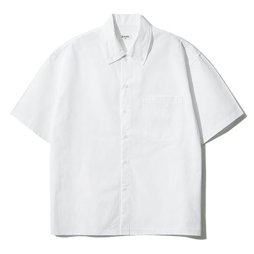 슬린 오버핏 반팔셔츠 화이트 YHSS2351