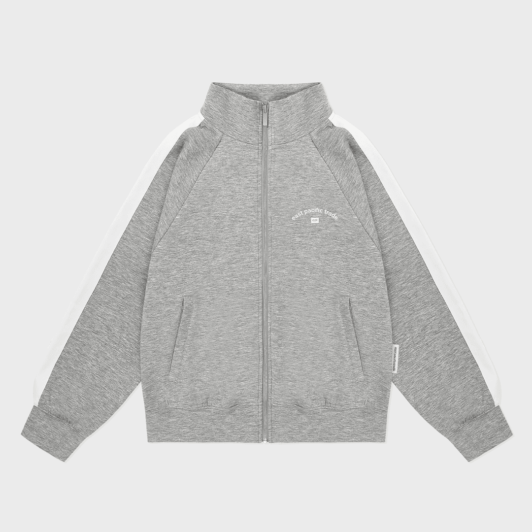 ARCH LOGO JERSEY ZIPUP (MELANGE)