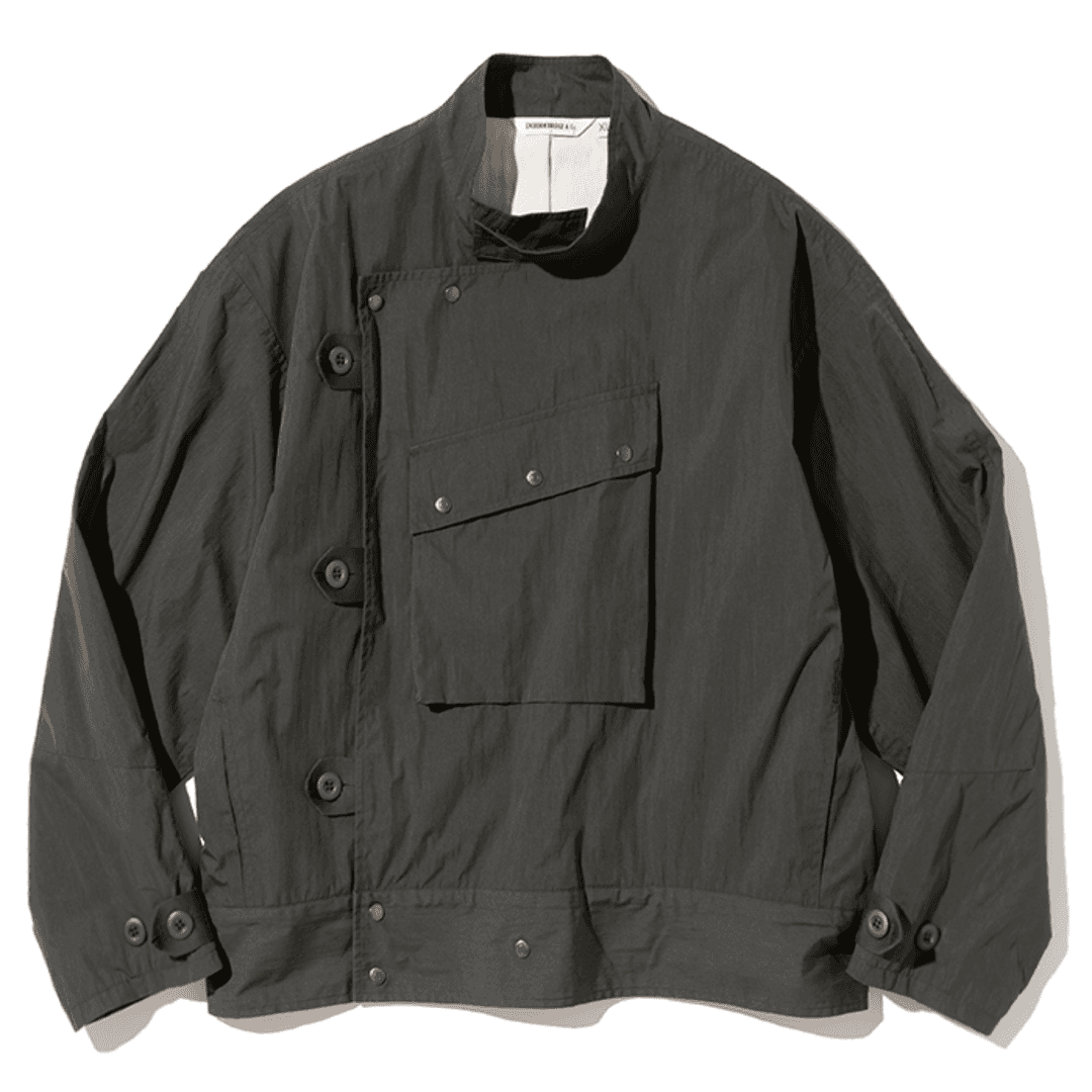 swedish military motorcycle jacket grey