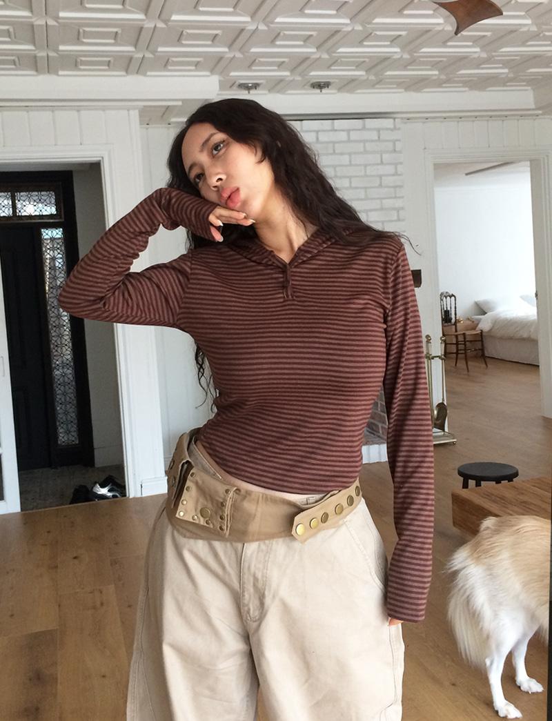 유버 버튼 후드티