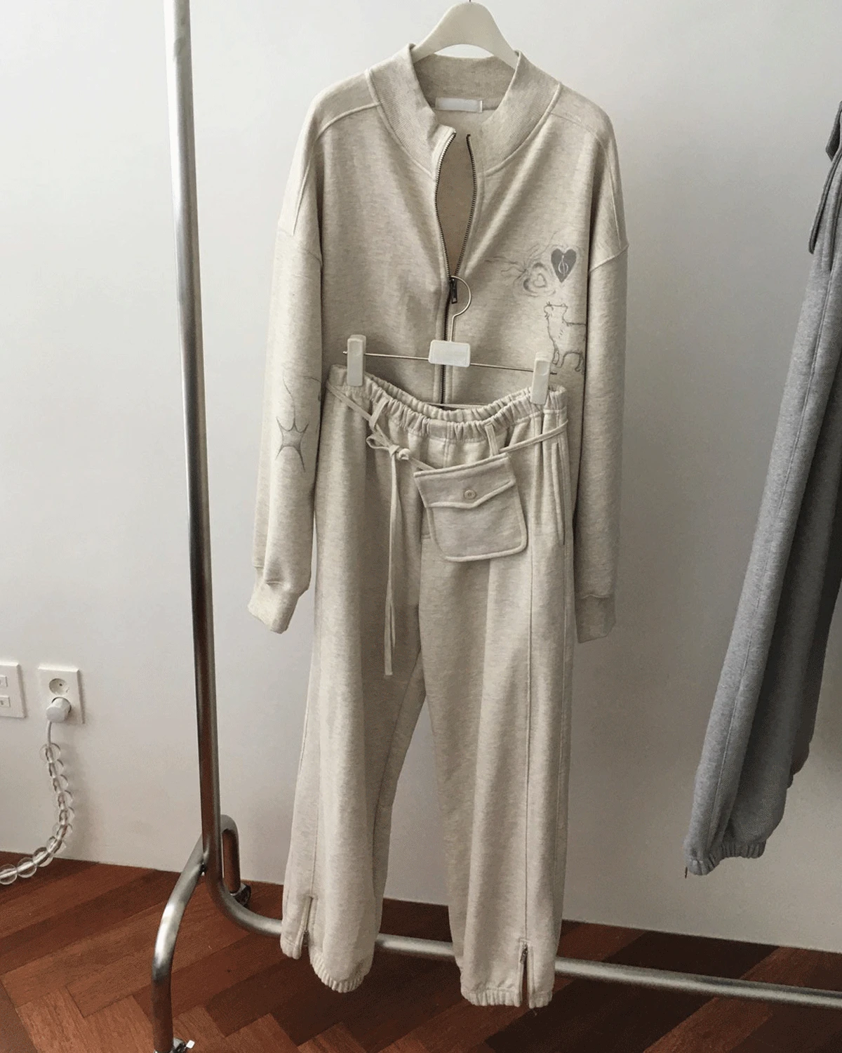 25FW H Q*MK PICK!) BELT SET JOGGER PANTS (4COLOR)