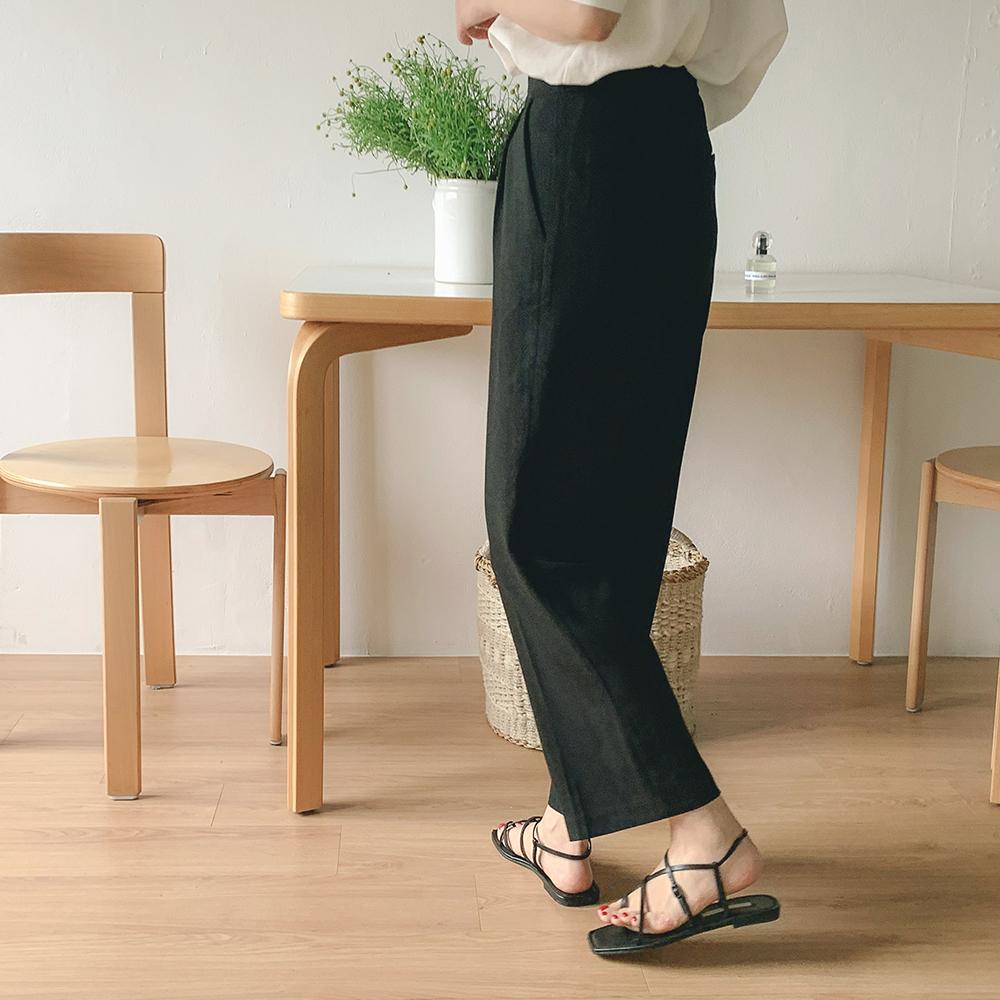 [재입고] 비르 빅사이즈 린넨 슬랙스