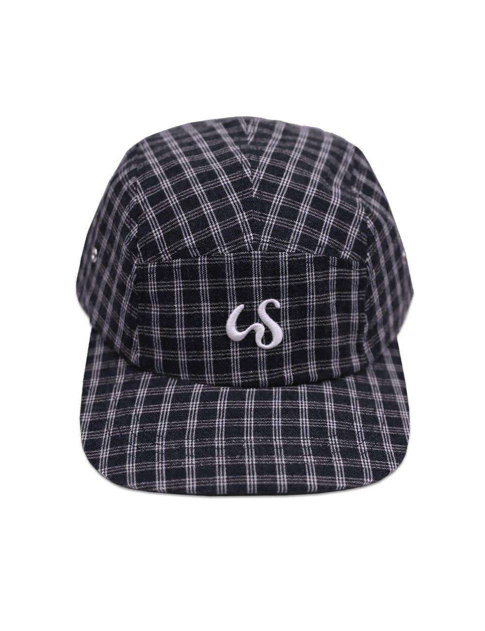 CHECKERED CAMPCAP(NAVY)