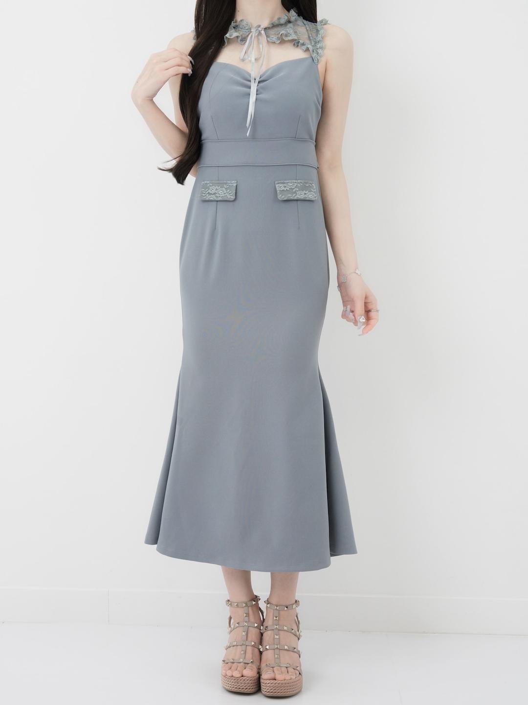 Lumignon original ♥ Classical lace  lady dress【ブルーグレー】 | Lumignon powered by BASE