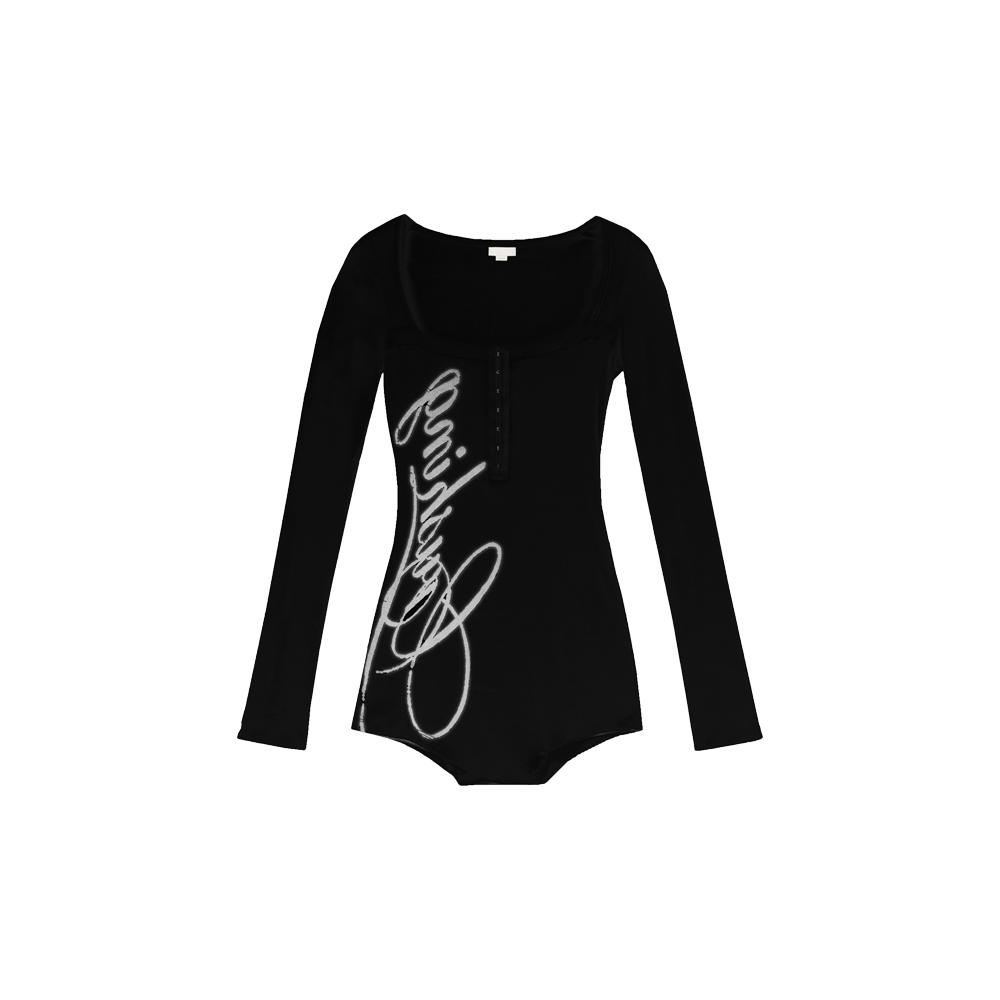 [BONNAE : 본네] Body suit (Black)