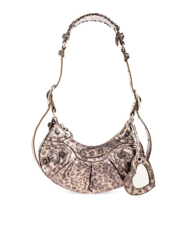 르 카골 XS 레오파드 프린팅 숄더백