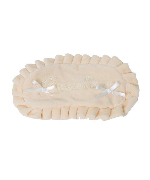 VELVET RIBBON PAJAMA EYE PATCH (IVORY)