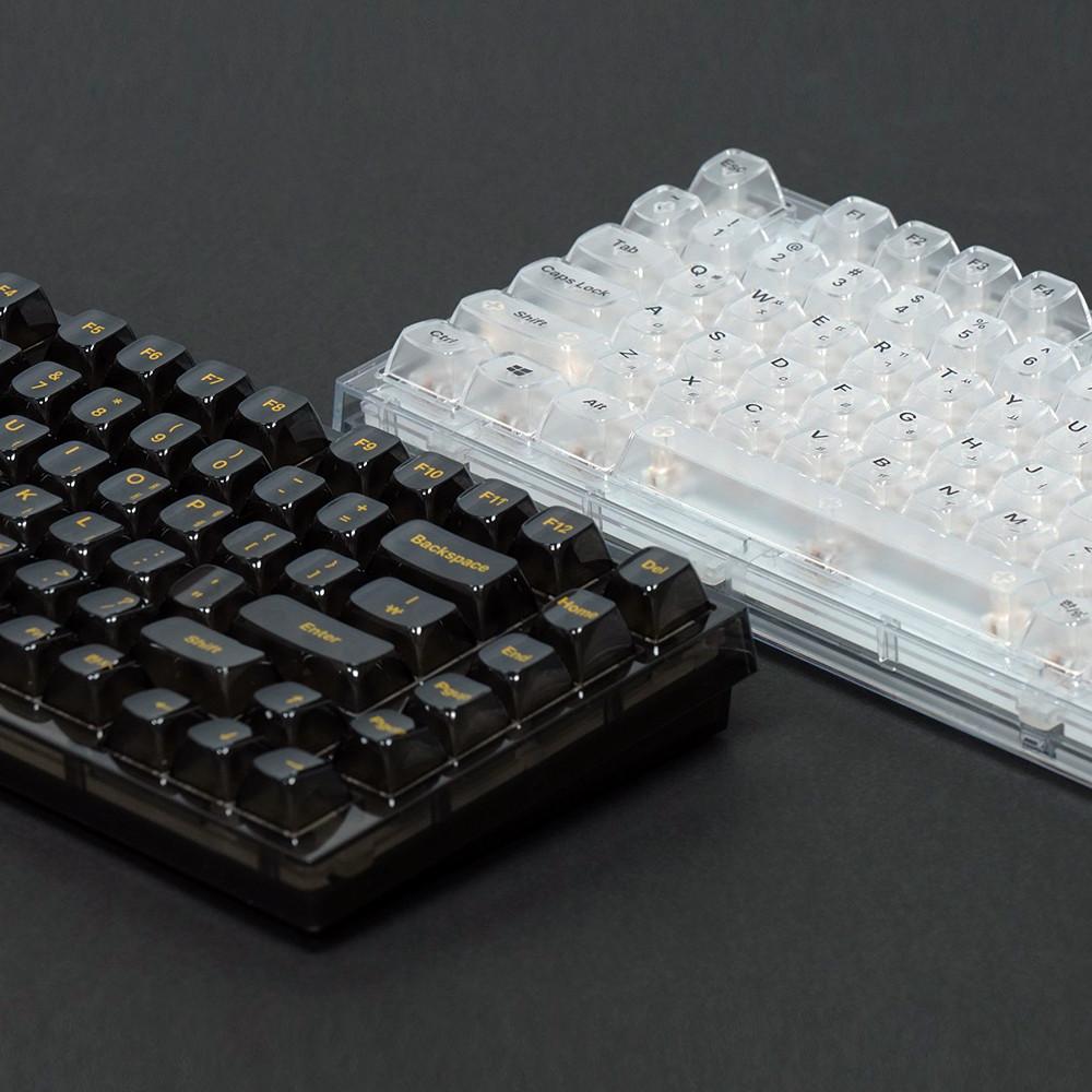 YUNZII X75 투명 키보드 저소음 타이핑 기계식 키보드 (리뷰 이벤트)
