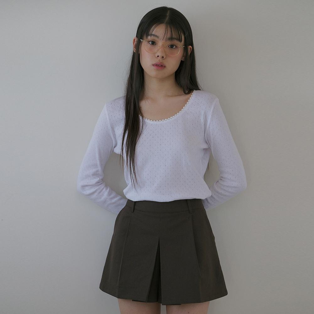 Pintuck Denver Pants (Brown)