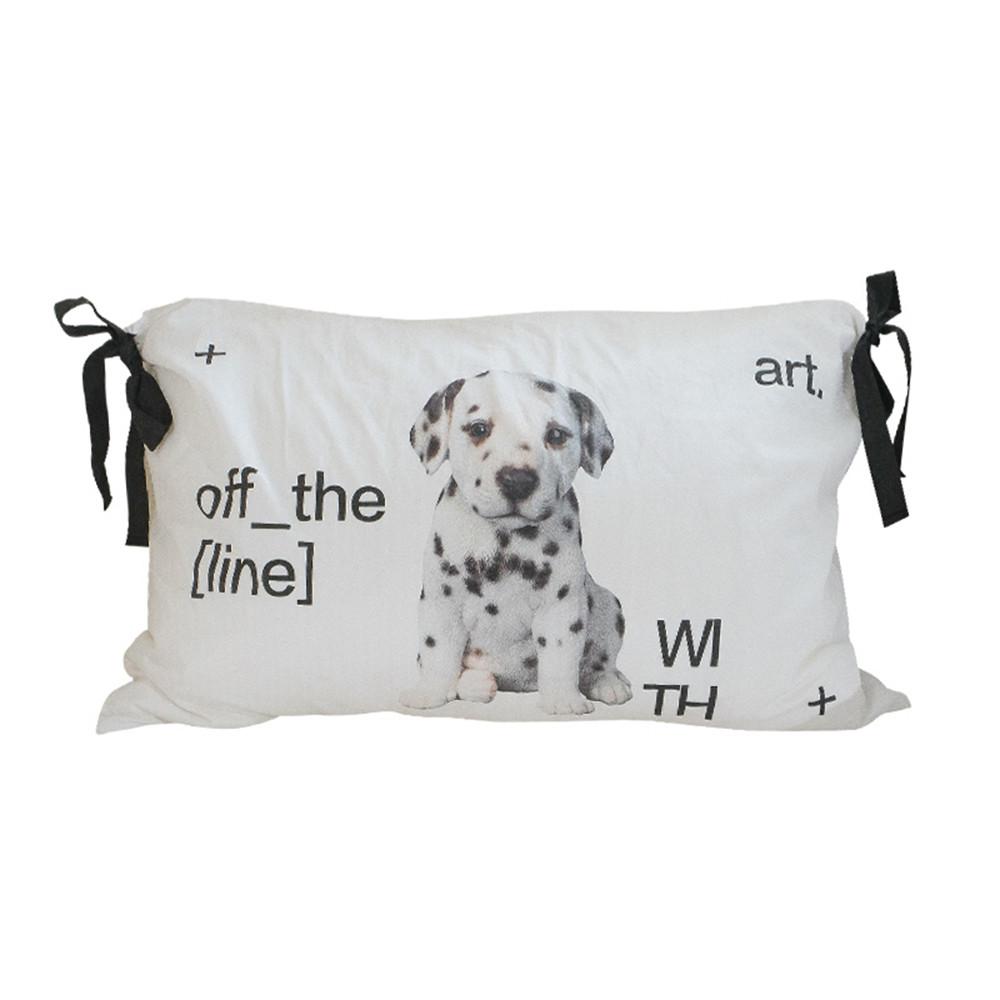 귀여운 동물 리본 베개커버 강아지 고양이 토끼 오리 돼지 (5종)