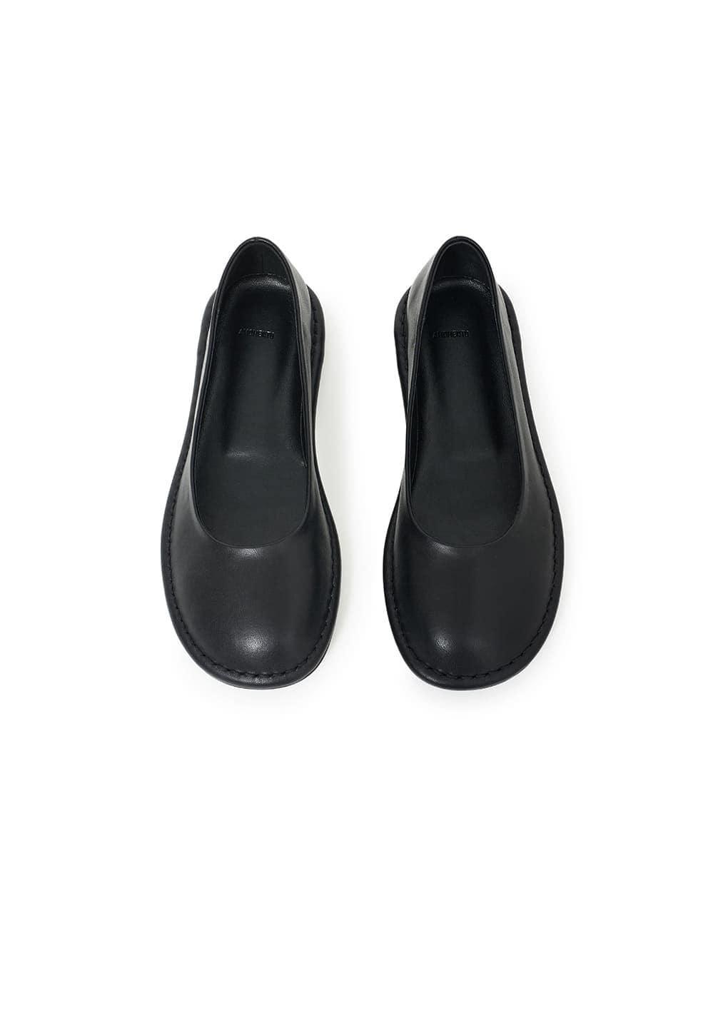 Women's Rounded Flats, Black