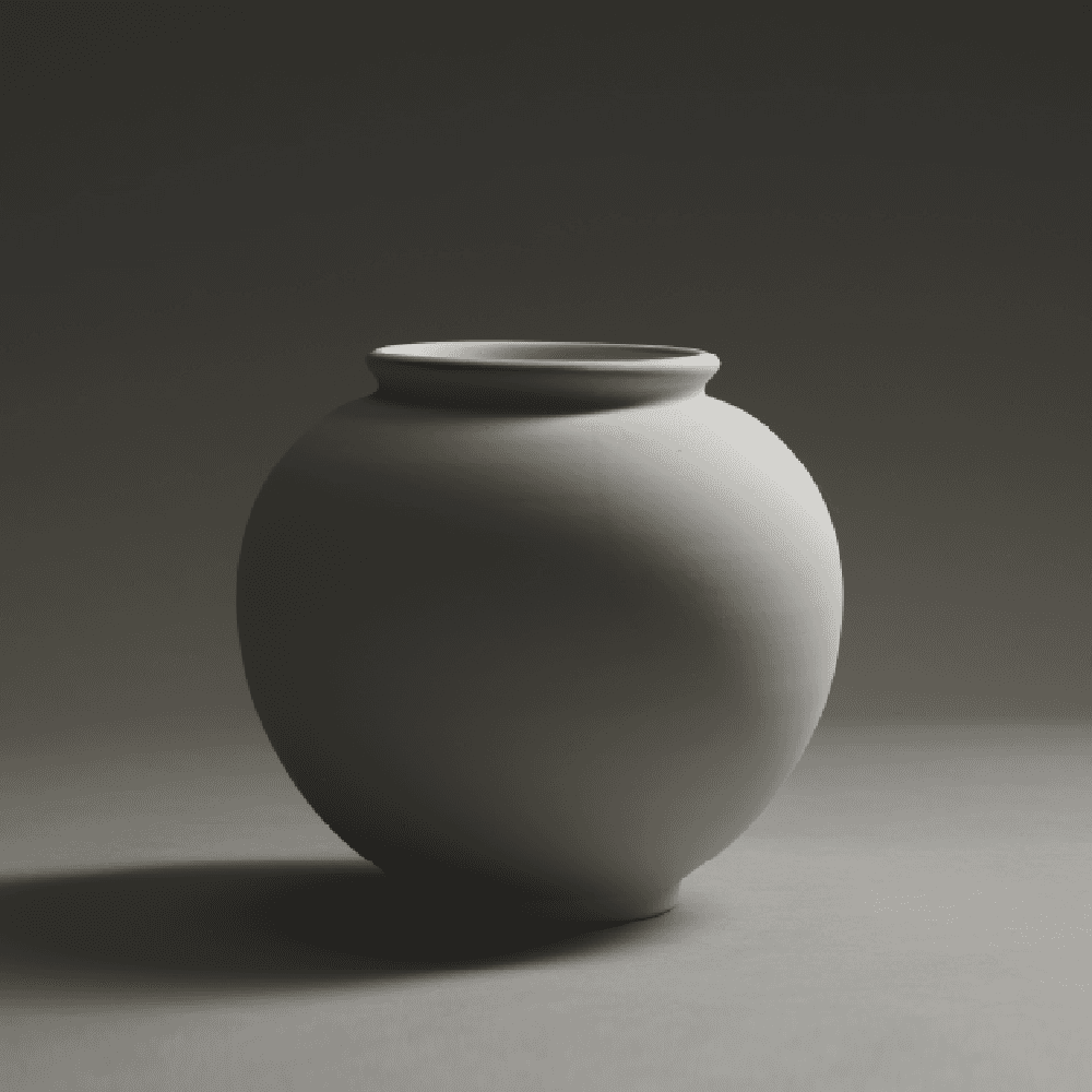 달항아리 캔들 오브제