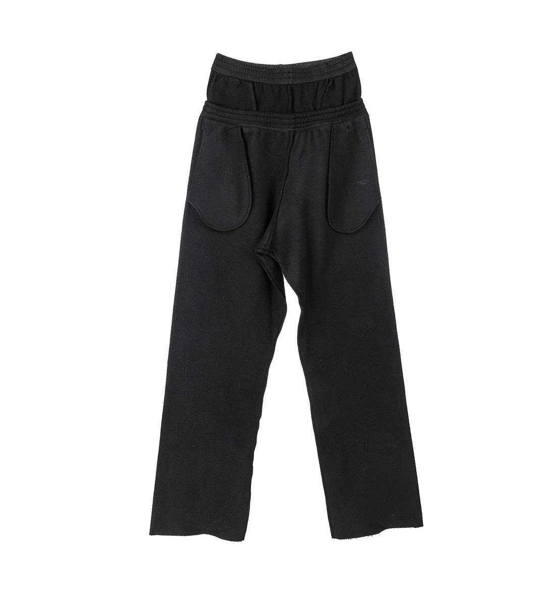 DOUBLE JOGGERS BLACK - S