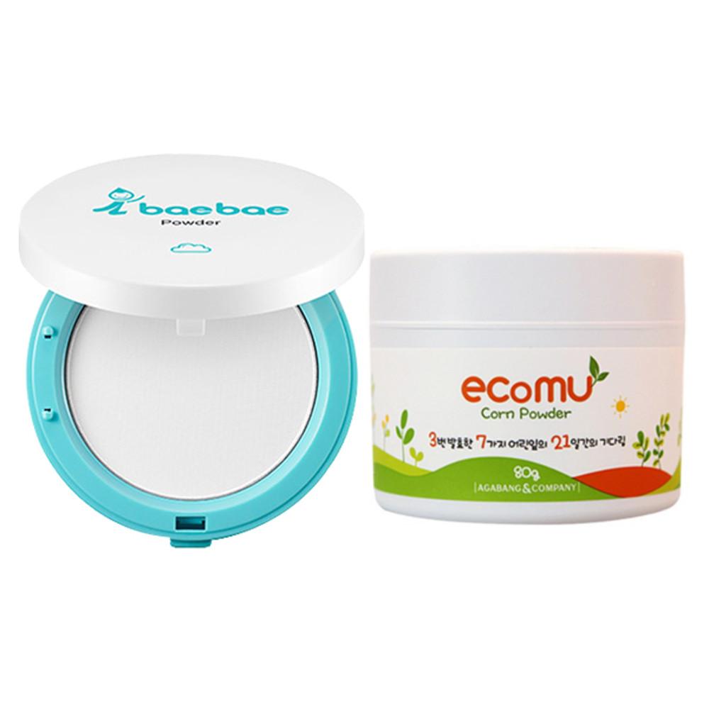 에코뮤 옥수수 파우더 아이베베 상은언니 수딩 팩트 파우더