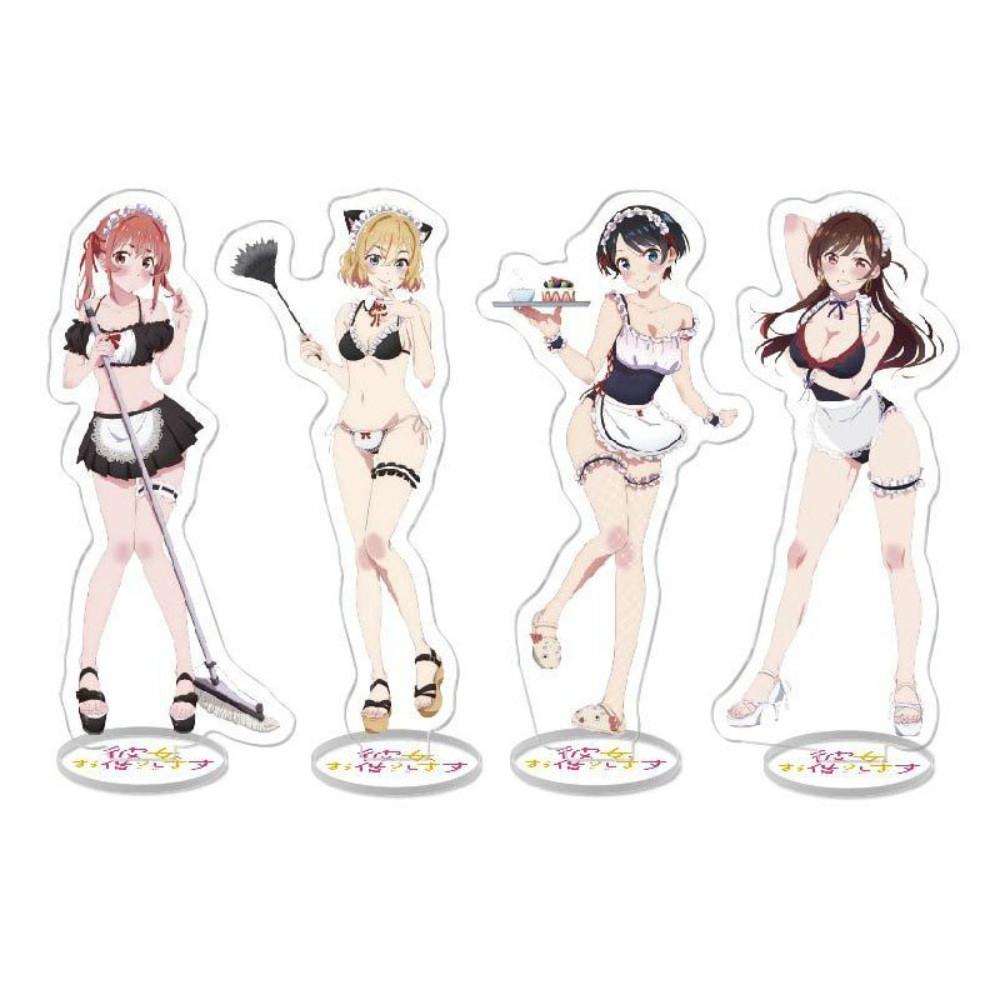 여친 빌리겠습니다 아크릴 스탠드 카페 알바 수영복 에디션