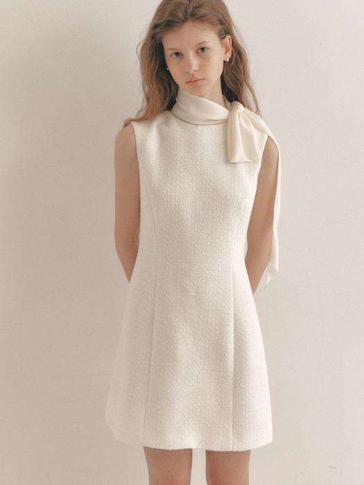 ■The tis■ [SET]SLEEVELESS PINTUCK DRESS+KNIT SHAWL_TT4S609 SET]SLEEVELESS PINTUCK DRESS+KNIT SHAWL_TT4S609BK - 더티스