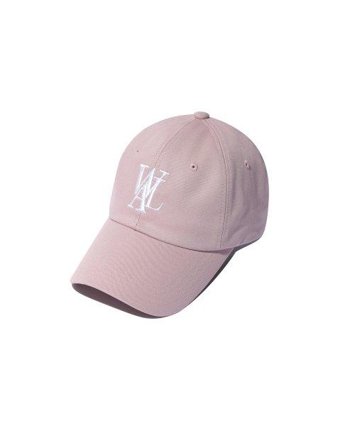 우알롱(WOOALONG)  Deep signature logo ball cap - PINK - 사이즈 & 후기 | 무신사