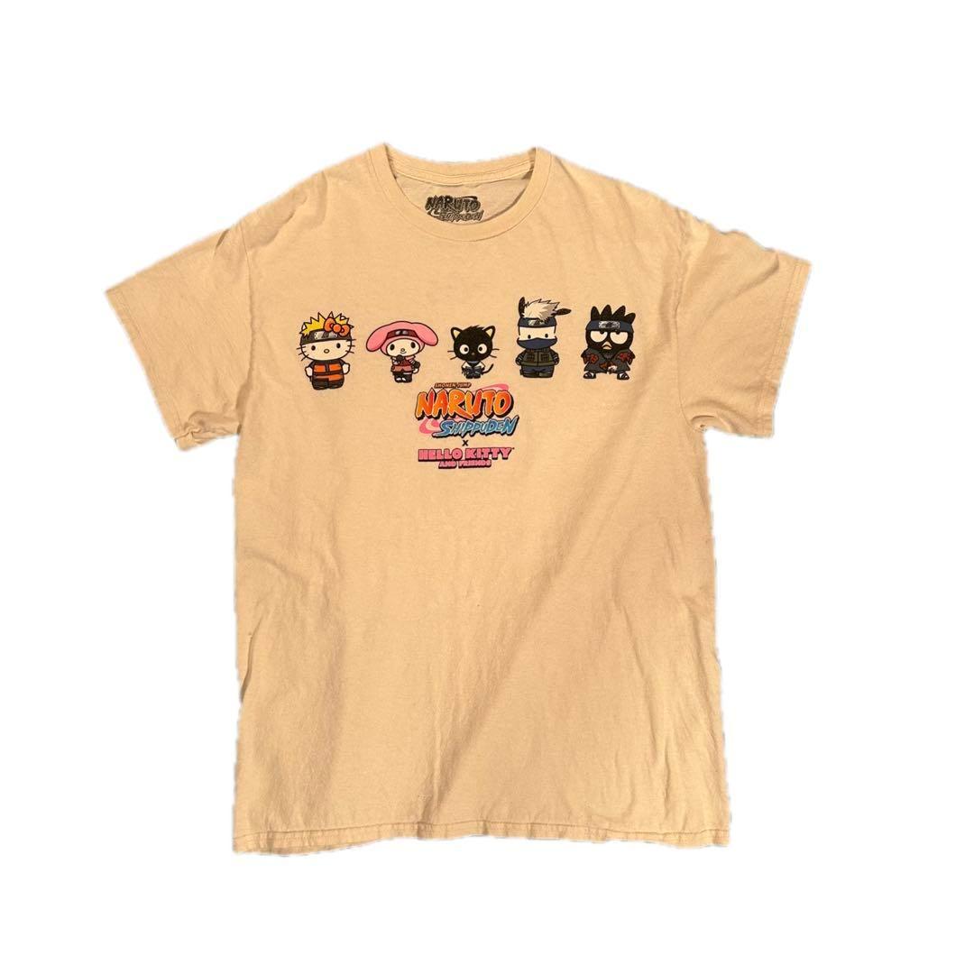 11477 ナルト × ハローキティ&フレンズ キャラクター　Tシャツ S/M