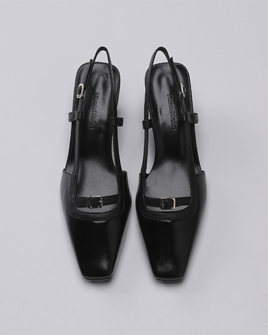 톰맥캔 헬리아 여성 슬링백-블랙