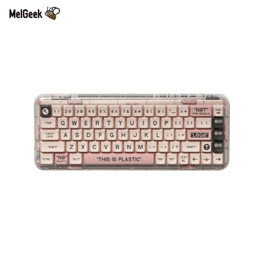 MelGeek Mojo68 멜긱 모조68 크리스찬 투명 기계식 키보드 카일 박스 플라스틱축