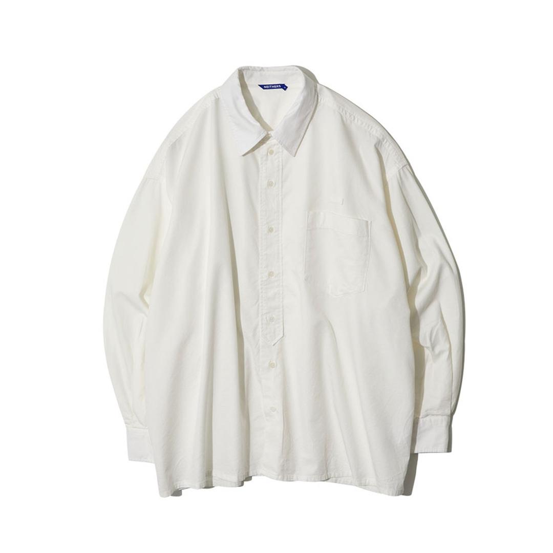 SUPER COMFORT OXFORD SHIRT (OFF WHITE)