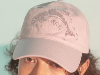 (rsp made) dolphin twinkle cap (pale purple)