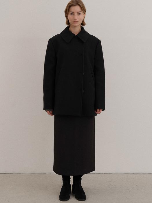 Wool pea coat (2colors)