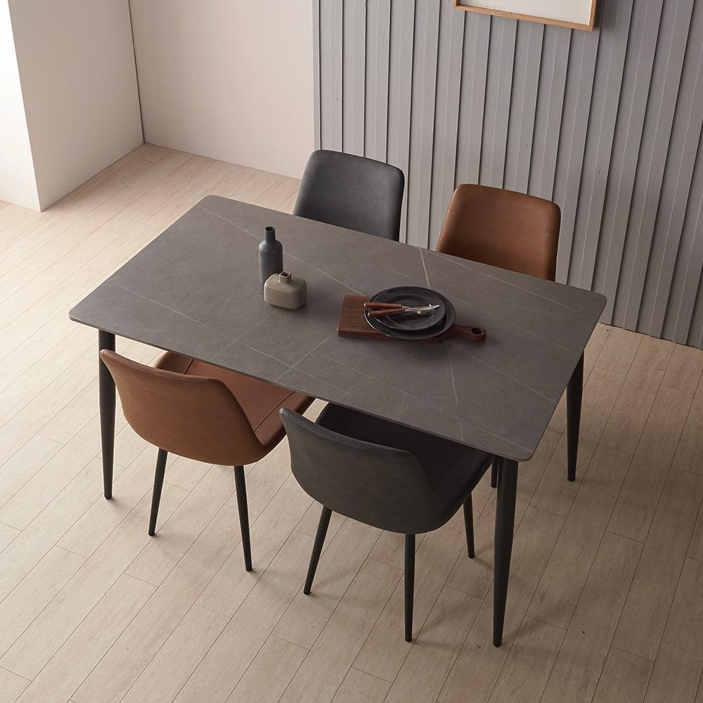 도라 12T 통세라믹 사각 4인식탁 테이블 1400