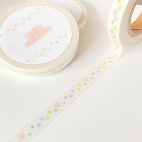 [마스킹테이프] 별사탕 라인 테이프