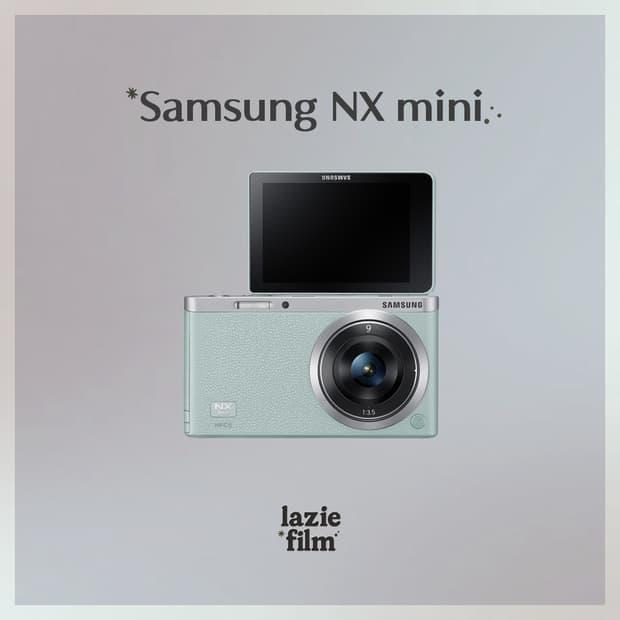 민트✧･ﾟSamsung NX mini 삼성 한효주 디카 미러팝 | 후루츠패밀리