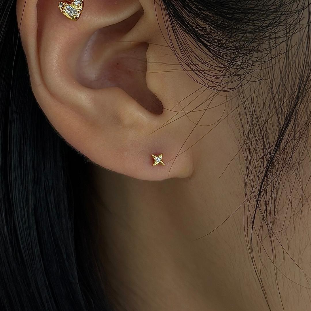 [실버925] 미니 스파크 포인트 바벨