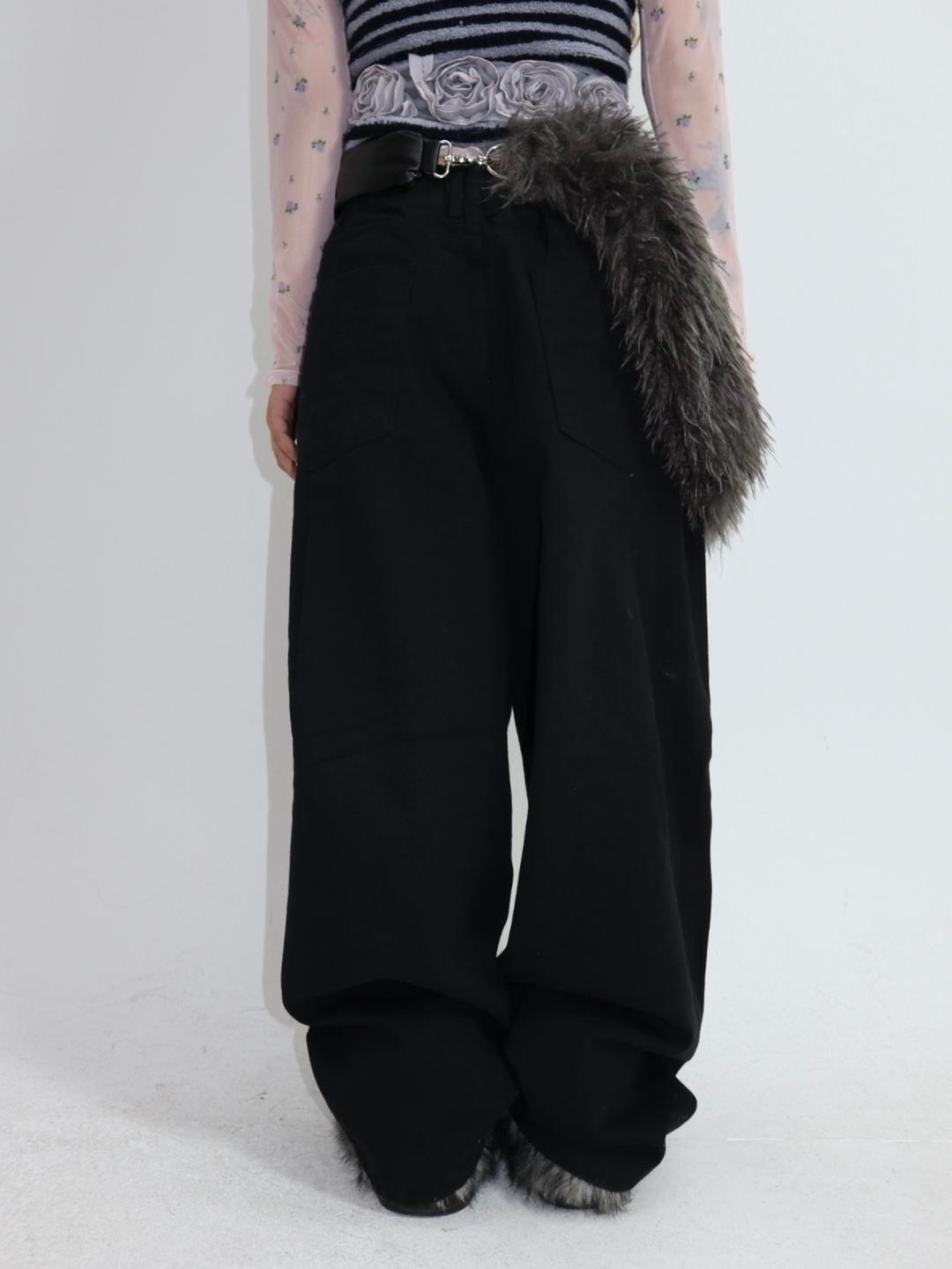 PINTUCK BALLOON PANTS