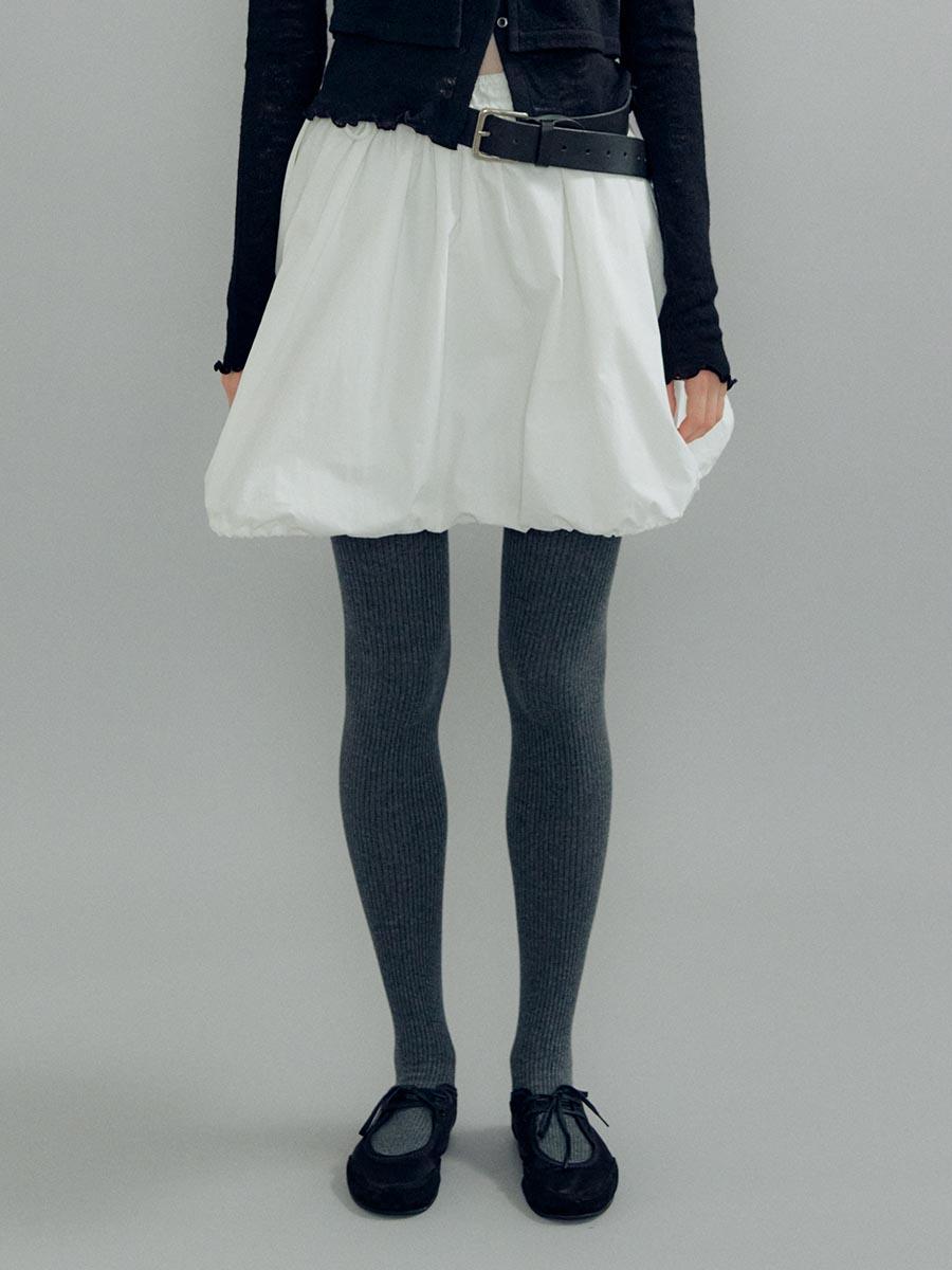 Balloon Skirt (White)
